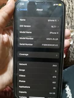 IPHONE X SIM WORKING 64 GB NON PTA FACE ID WORKS 0