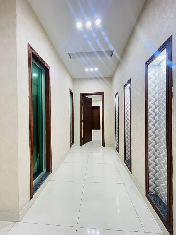 2 Kanal Facing Park Facing Canal Fully Furnished Triple Floor House with swimming pool, Mini Theater and Basement at the prime location of main Canal Road Babar Block, Bahria Town Lahore 37