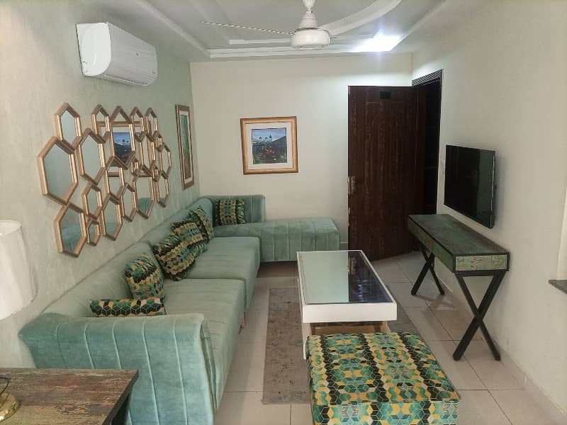 1 BEDROOM LIKE BRAND NEW FURNISH FLAT AVAILABLE FOR RENT IN SECTOR C Bah 2