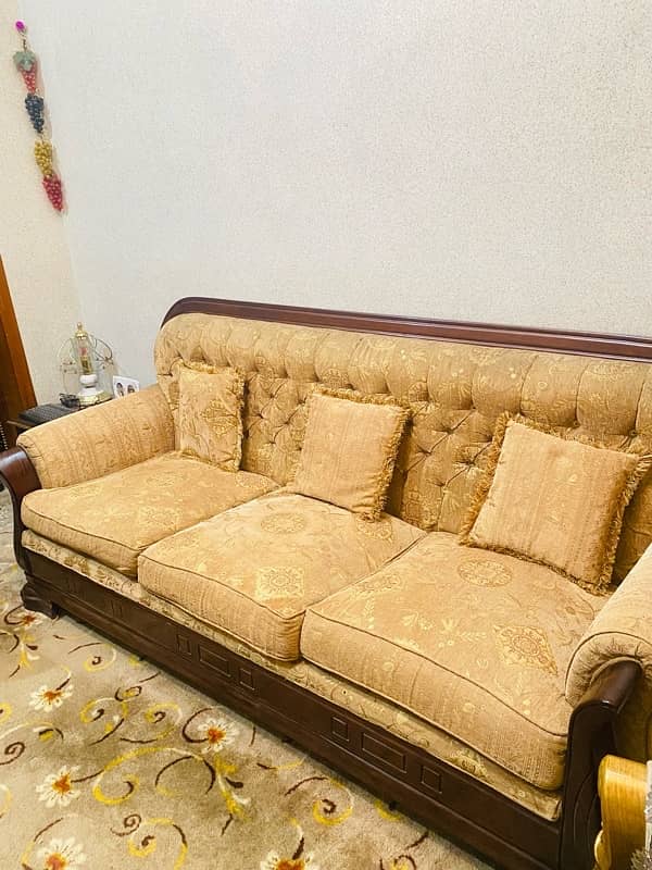 Wooden Sofa 5 seater 2