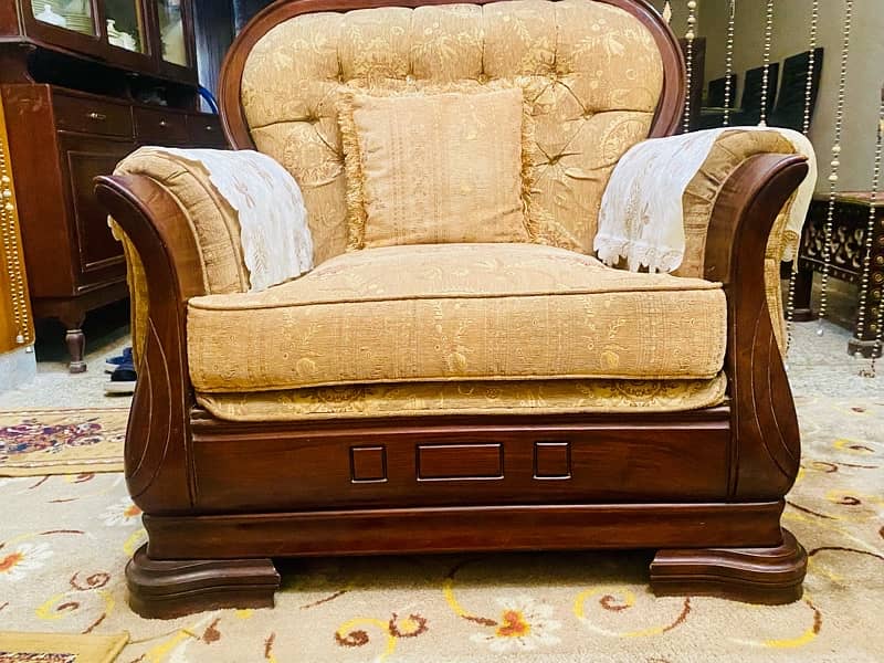 Wooden Sofa 5 seater 8