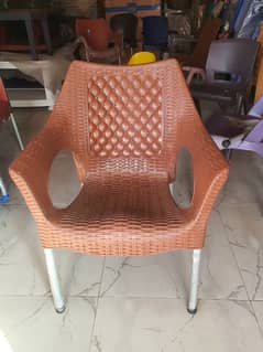 plastic chair Rattan Chair set of four chairs and one table