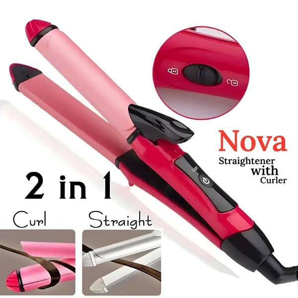 Hair straightener & curler 5