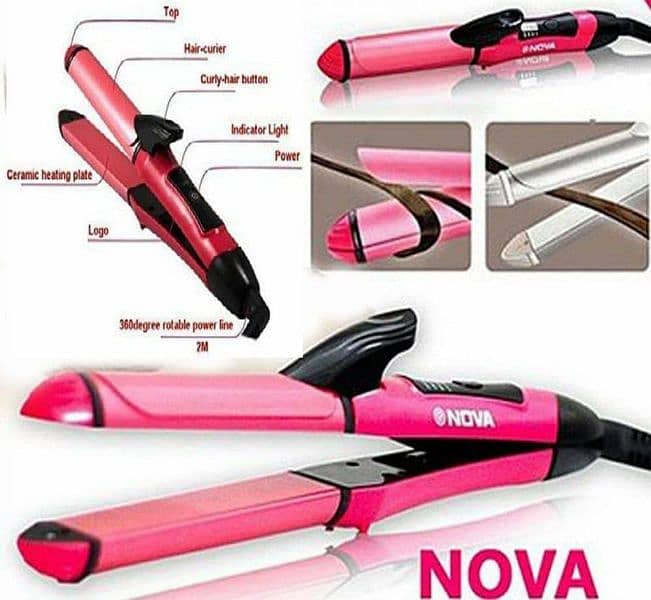 Hair straightener & curler 7