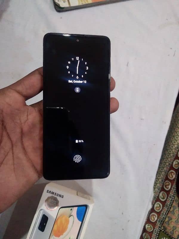 SAMSUNG A51 Mobile 6/128 Gb storage with Box no open no repair all ok 8