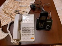 Panasonic cordless and table phone 0