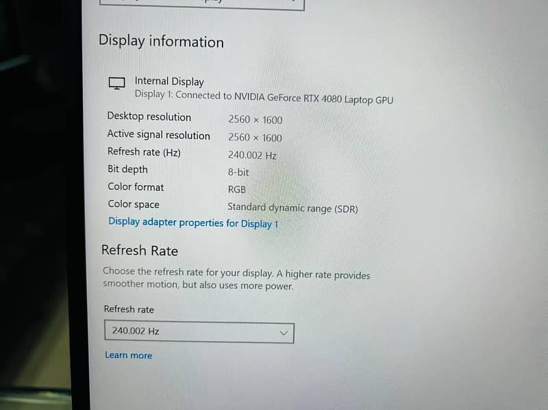 Razir Blade 18inch i9 13th Gen 32/1TBSSD RTX 4080 12GB Card QHD 240Hz 6