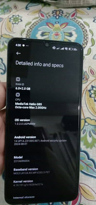 Redmi 13C 6/128 in warranty (No Box) 2