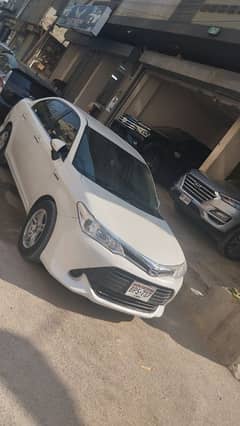 Toyota Axio G 2015 model 2019 pearlwhite