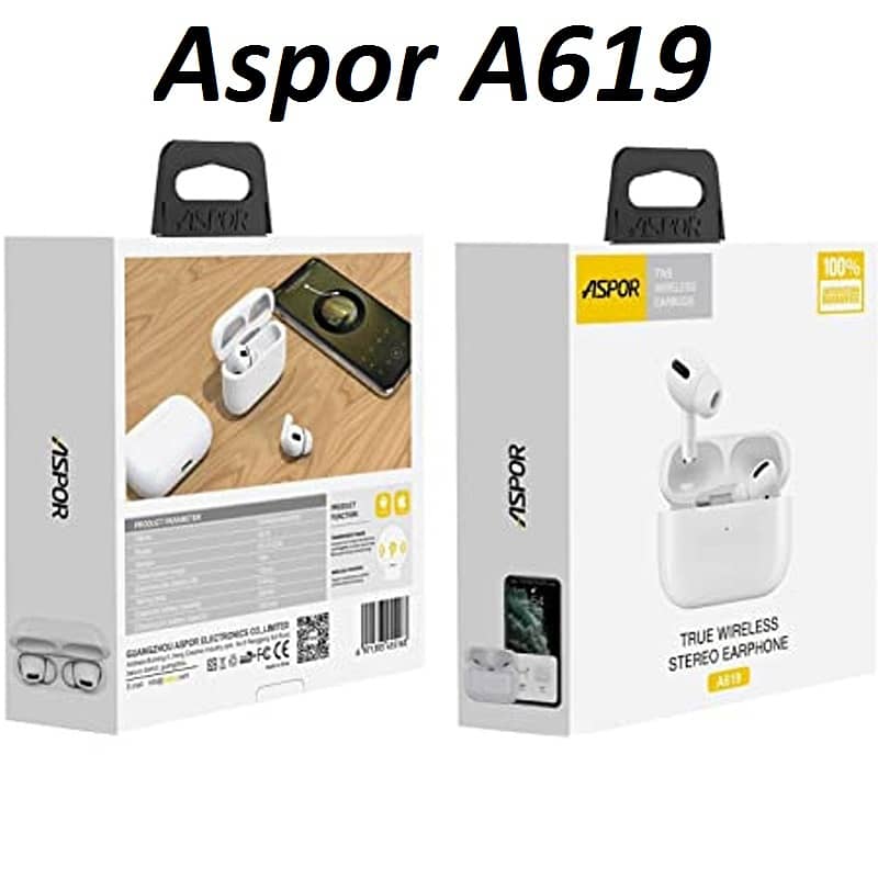 ASPOR A615 / A616 / A626 True Wireless Earbuds V5.3 400mAh 35 Hour Pla 7