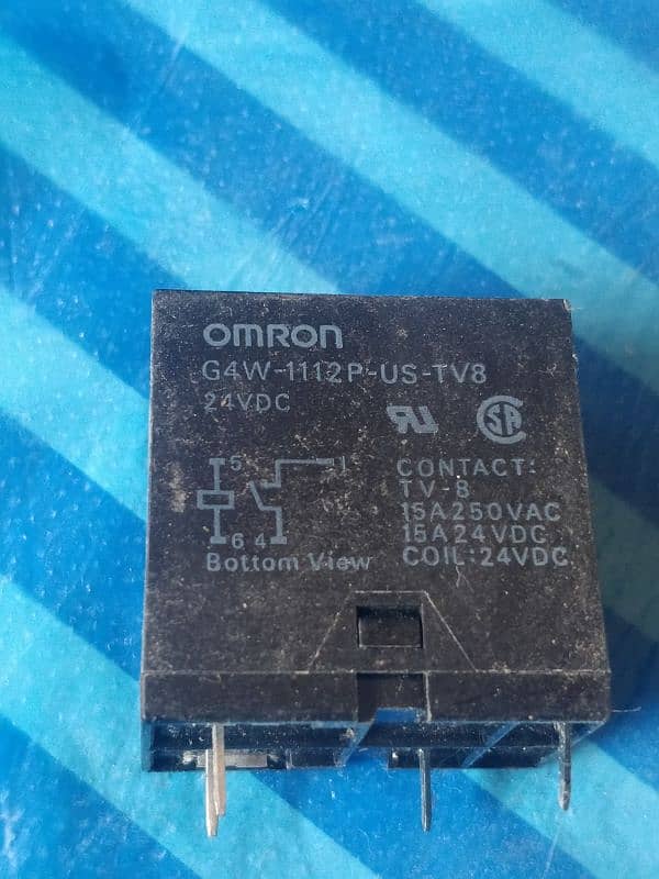 Relay (Matsushita) 12V and (Omron) 24V only stock 2