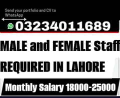 part time job available for males and females