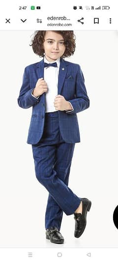 edenrobe navy blue pent coat for 13_14 years boy