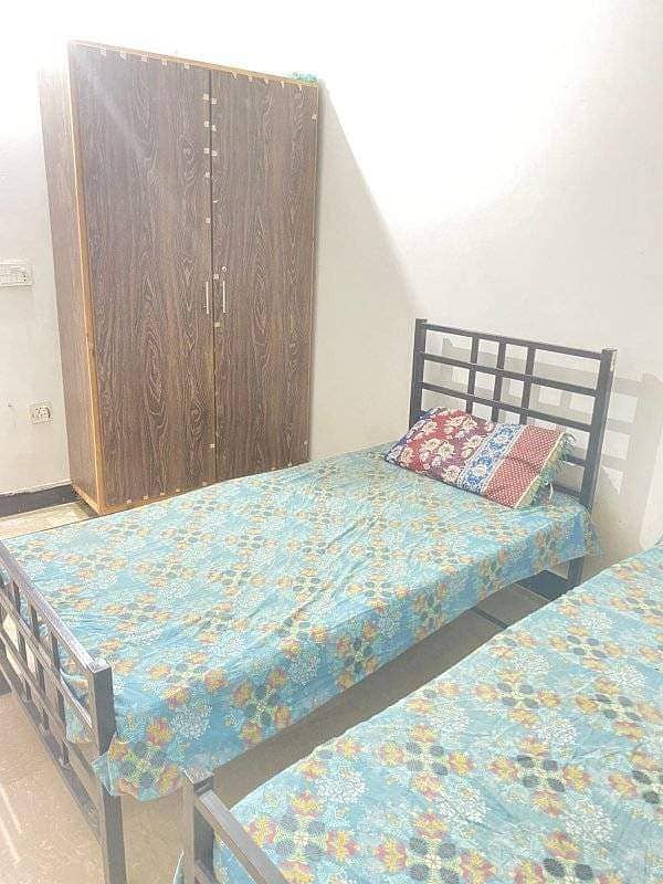 Running hostel building for rent setup for sale in Airlines society near Ucp university hostels area profitable building 2