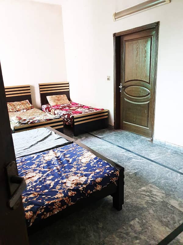 Running hostel building for rent setup for sale in Johar town near UMT university hostels area 3