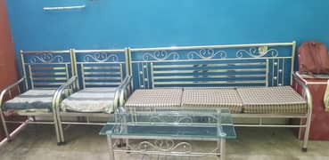 premium steel sofa set