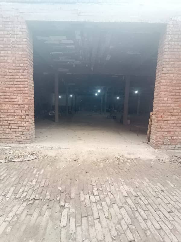 2 kanal ware house for rent in Quaid azam industrial estate vip location 1