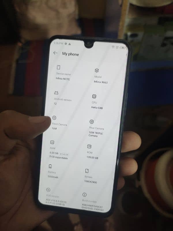 Infinix note 12 8