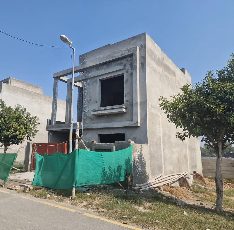 05 MARLA GRAY STRUCTURE HOUSE FOR SALE LDA APPROVED IN LOW COST G BLOCK PHASE 2 BAHRIA ORCHARD LAHORE 0