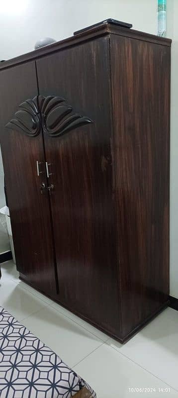 2 Door Wooden Cupboard 1