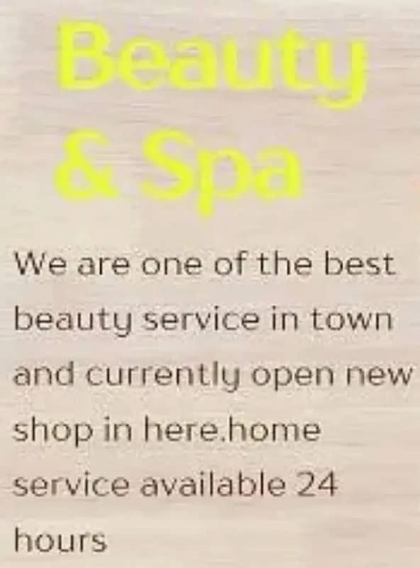 Females required for Spa Salon 0