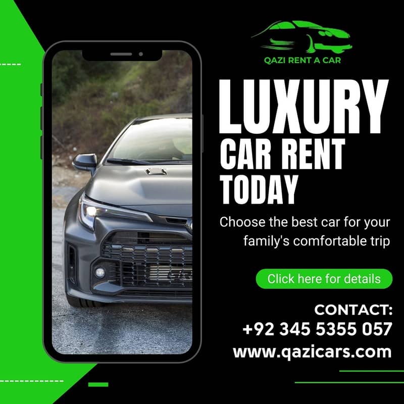 Self Rent a Car/car rental/rent a car/Altis/honda/Grand cabin/Cultus 1