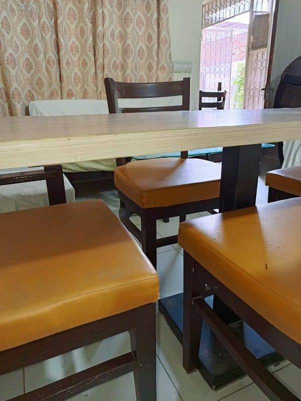 Original solid wood chairs and tables fore sale 5