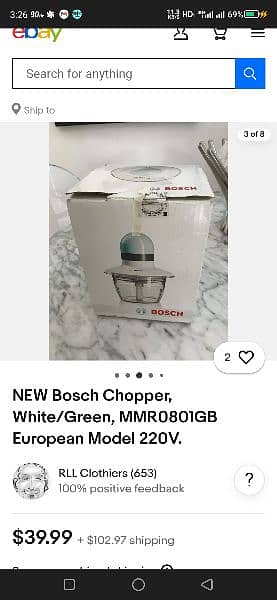 Bosch Chopper 8