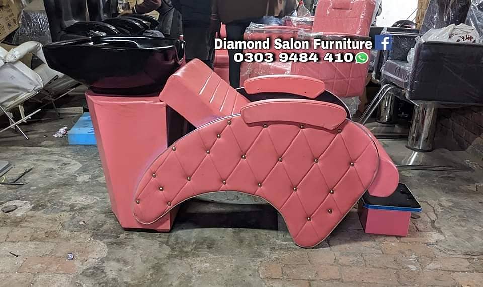 Saloon chair / Barber chair/Cutting chair/Shampoo unit 12