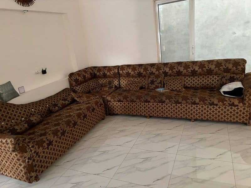 09 seater L Shape Sofa 1