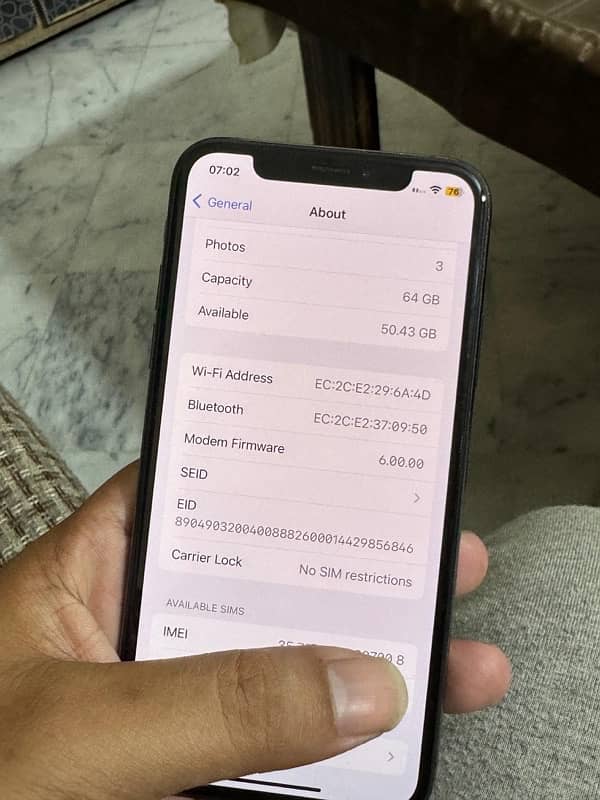 Iphone Xs 64 gb pta approved 8