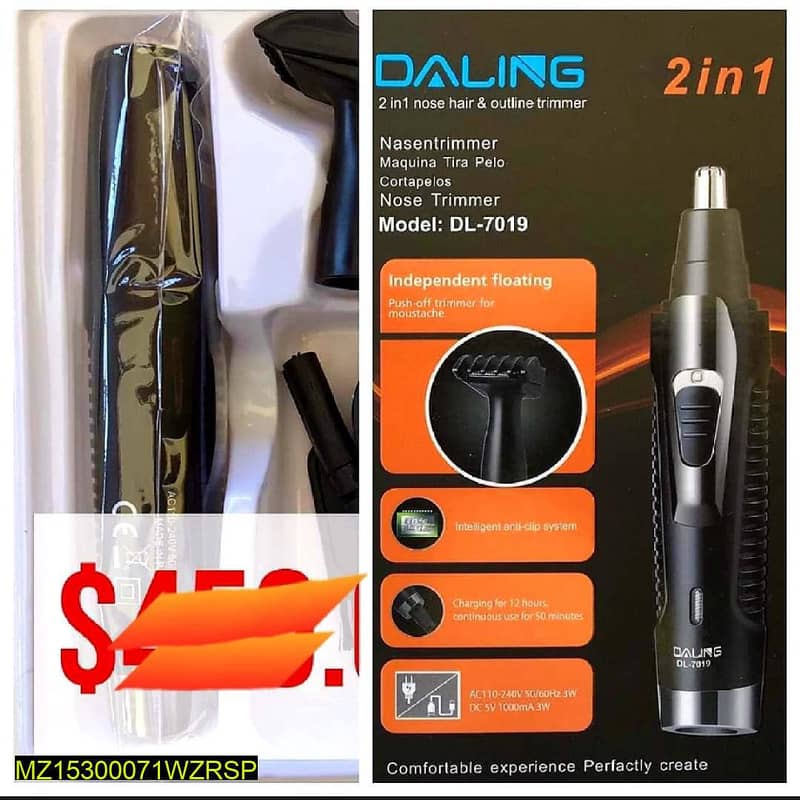 Hair Dryer, Straightener, Electric Brush & Rechargeable T9 Hair Trimme 10