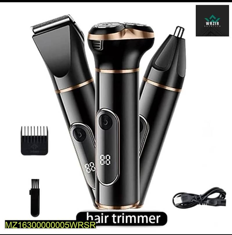 Hair Dryer, Straightener, Electric Brush & Rechargeable T9 Hair Trimme 17