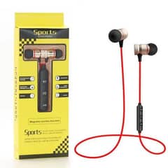 Sports Neck Wireless Headset Magnet Metal Wireless Neckband Earphone