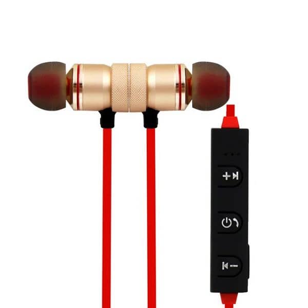 Sports Neck Wireless Headset Magnet Metal Wireless Neckband Earphone 1