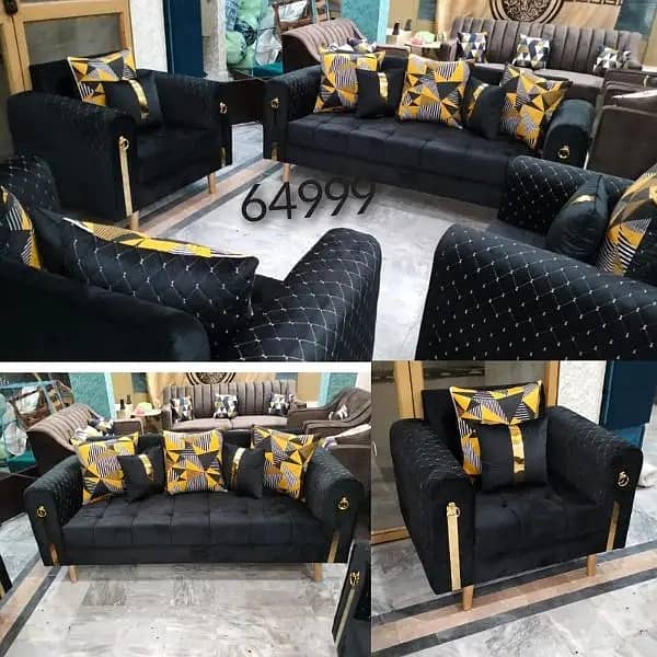 6 seater sofa/L shape sofa set/corner sofa/wooden sofa/luxury sofa 2