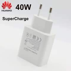 HUAWEI 40W ORIGINAL BOX PULLED CHARGER WITH CABLES