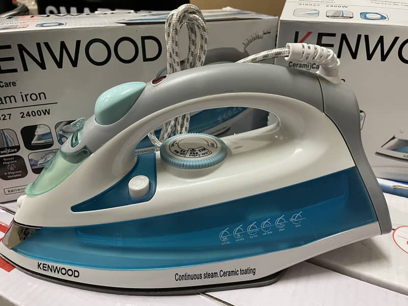 Kenwood steam iron 2400watt ceramic care Kenwood steam iron O32I-4495w 0