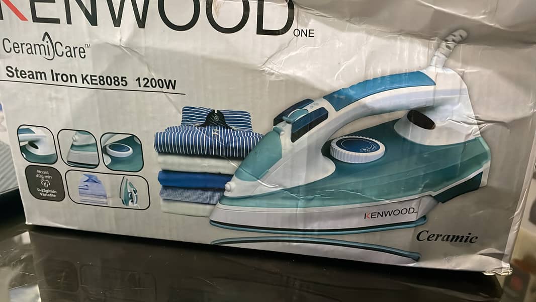 Kenwood steam iron O32I-4495I44 , O3IO-76O6IOO 6