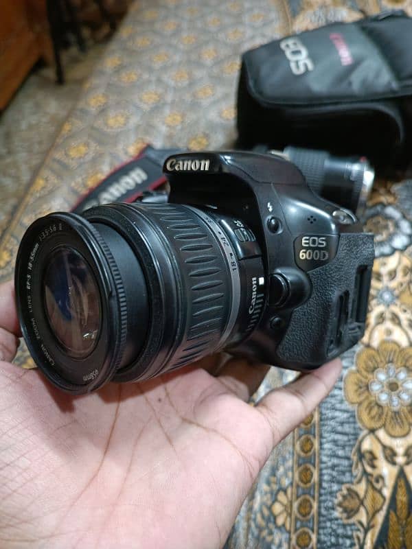 canon 600d with dual lens 18/55 and 75/300 7