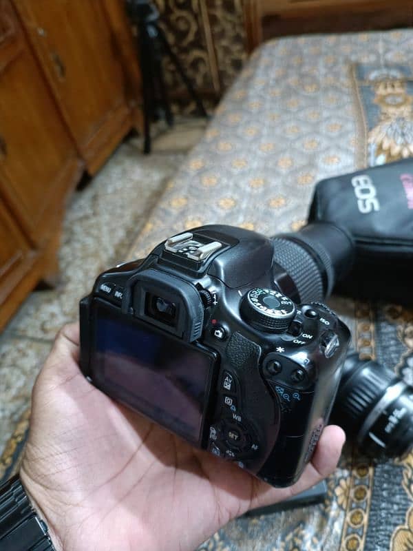 canon 600d with dual lens 18/55 and 75/300 9