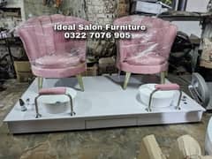 Beauty parlor chairs | shampoo unit | pedicure | cutti Saloon chairs