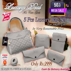 5 Pcs Luxury Bag Set For Cute Girls With Luxury Deal