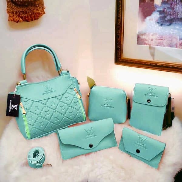 5 Pcs Luxury Bag Set For Cute Girls With Luxury Deal 2