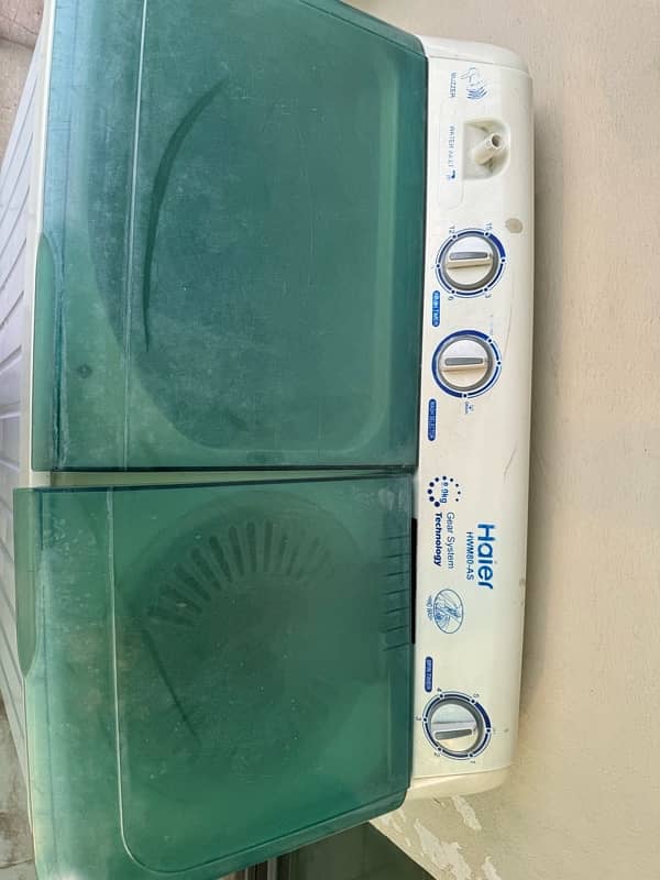 haier washing machine with spinner 3