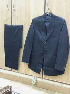 Pent coats 1. navy blue with silver lines. 2. beige pent coat