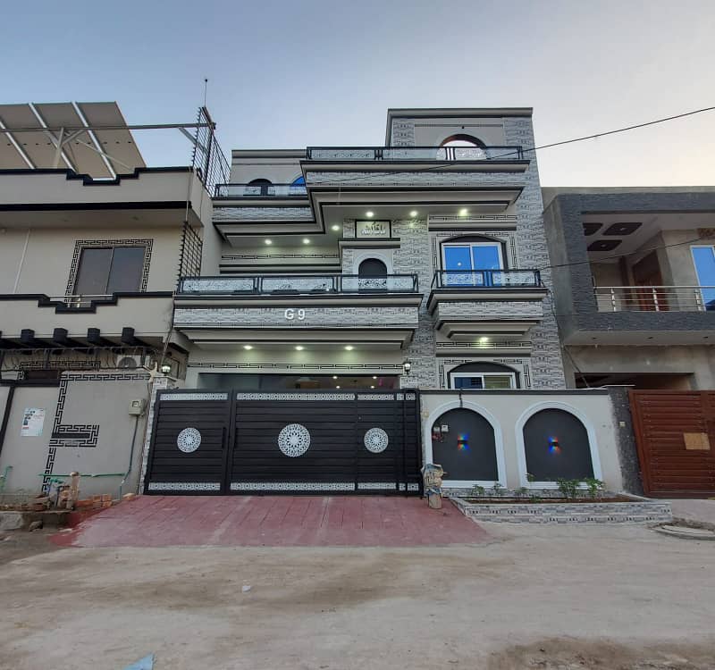 Outstanding Designer Brand New 6 Marla Double Story House for Sale in Rawalpindi Islamabad Airport Housing Society Near Gulberg Green And Gulzare Quid 0