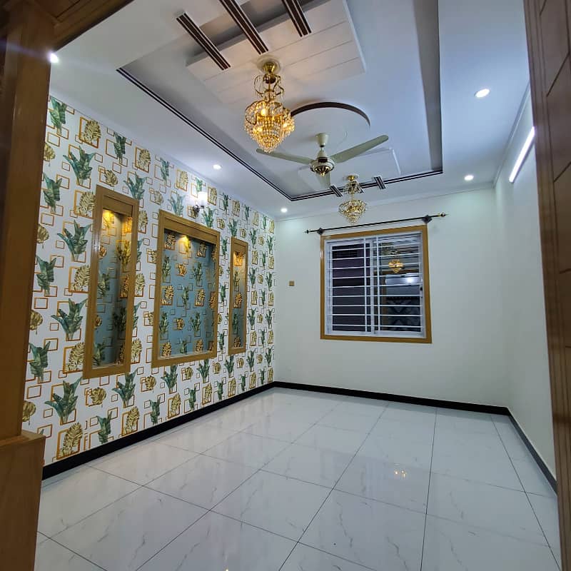 Outstanding Designer Brand New 6 Marla Double Story House for Sale in Rawalpindi Islamabad Airport Housing Society Near Gulberg Green And Gulzare Quid 3