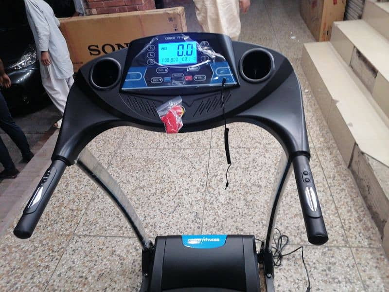 Ac motor Treadmill with 2hp motor auto incline 2