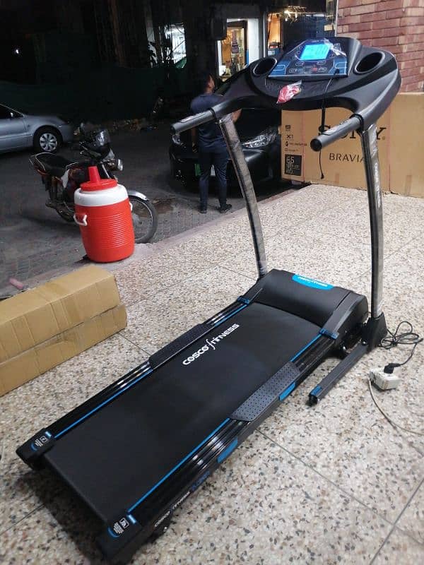 Ac motor Treadmill with 2hp motor auto incline 3